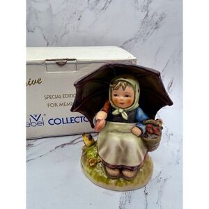 Hummel Smiling Through #408 Umbrella Girl Goebel Collectors Club Edition 9